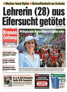 Cover of Kronen Zeitung