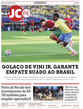 Cover of Jornal do Commercio