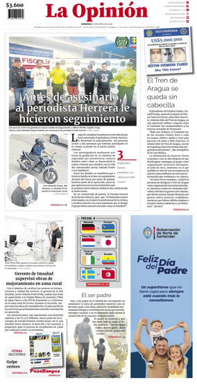 Cover of La Opinion