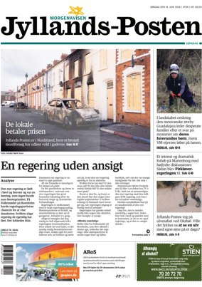 Cover of Jyllands-Posten Sondag