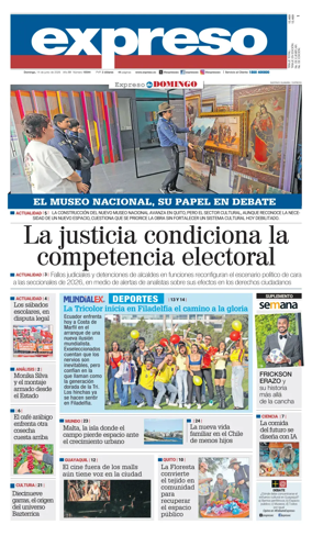 Cover of Diario Expreso