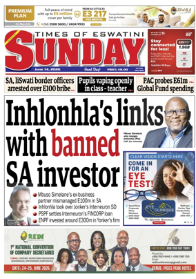 Cover of Times of Eswatini Sunday