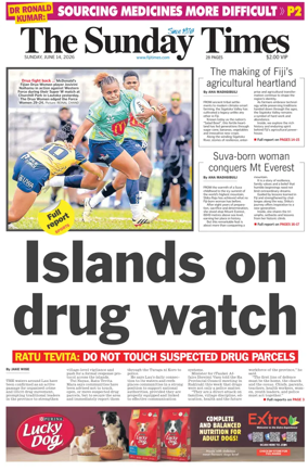 Cover of The Fiji Times