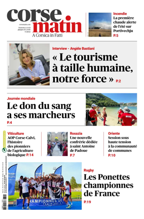 Cover of Corse Matin