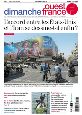 Cover of Dimanche Ouest France (Ille-et-Vilaine)