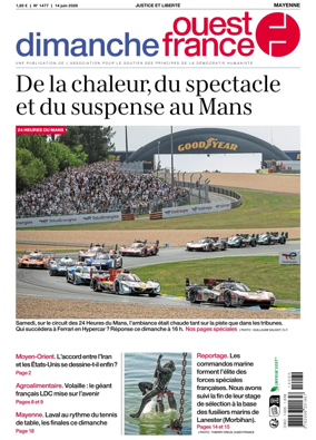 Cover of Dimanche Ouest France (Mayenne)