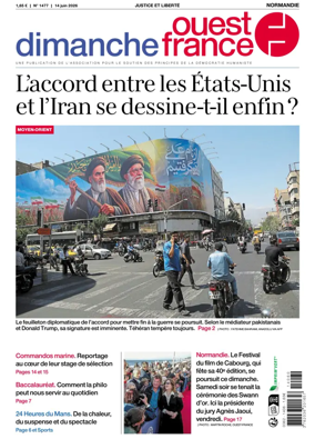 Cover of Dimanche Ouest France (Normandie)