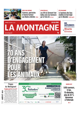 Cover of La Montagne (Clermont-Metropole)