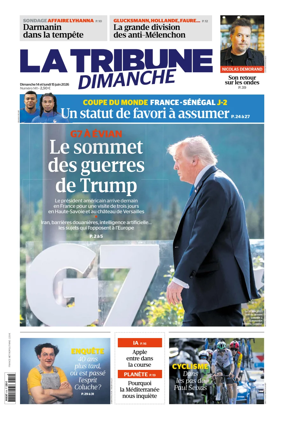 Cover of La Tribune Dimanche (France)