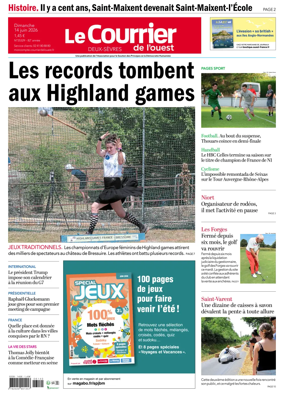 Cover of Le Courrier de l’Ouest (Deux-Sevres)