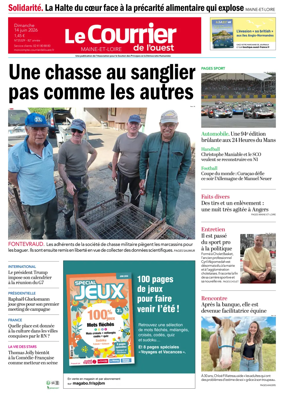 Cover of Le Courrier de l’Ouest (Nord Anjou)