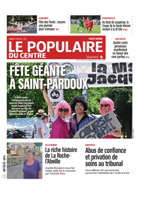 Cover of Le Populaire du Centre (Haute-Vienne)