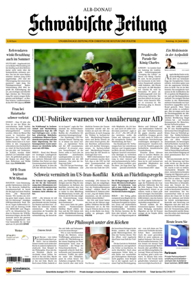 Cover of Schwabische Zeitung (Alb-Donau)