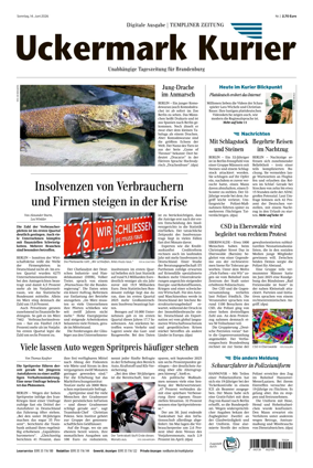 Cover of Templiner Zeitung