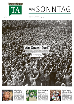 Cover of Thuringer Allgemeine (TA am Sonntag)