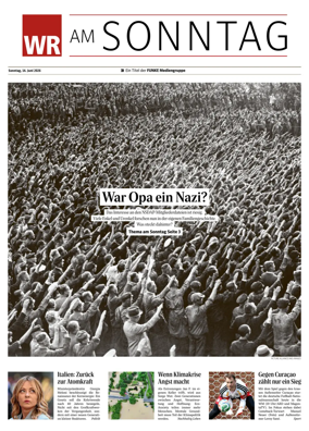 Cover of Westfalische Rundschau (WR am Sonntag)