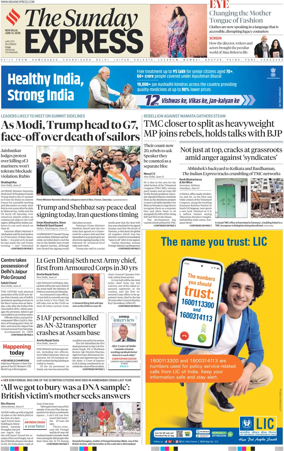 Cover of The Indian Express