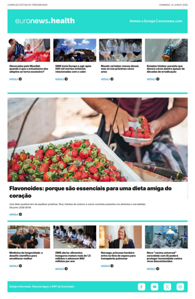 Cover of Euronews Health (Portuguese)