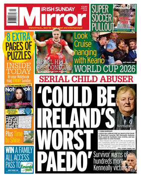 Cover of Irish Sunday Mirror