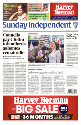 Cover of Sunday Independent (Ireland)