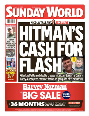 Cover of Sunday World (Ireland)