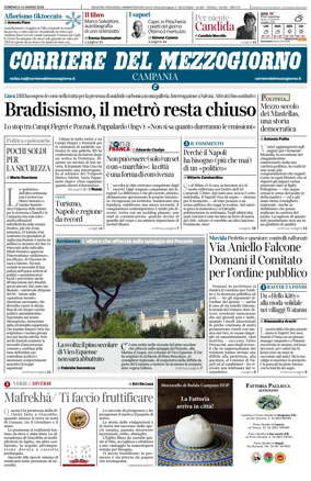 Cover of Corriere del Mezzogiorno (Campania)