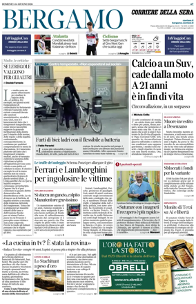 Cover of Corriere della Sera (Bergamo)