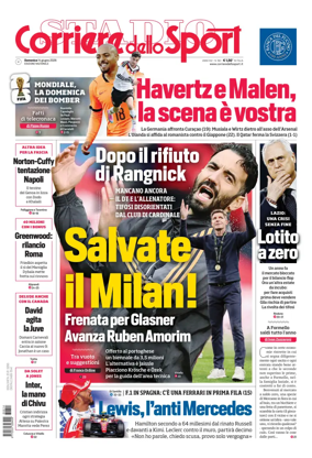 Cover of Corriere dello Sport (Lombardia)