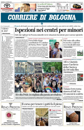 Cover of Corriere di Bologna