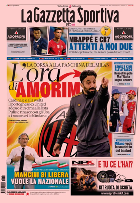 Cover of La Gazzetta dello Sport - Napoli