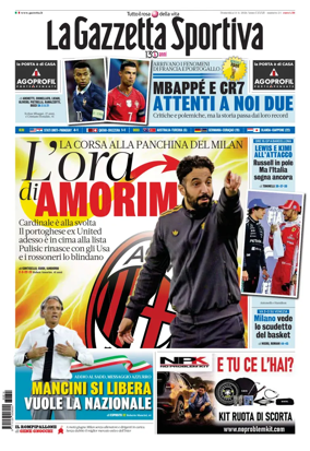Cover of La Gazzetta dello Sport - Roma