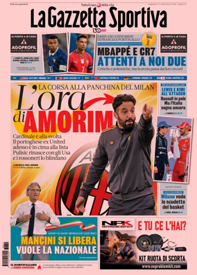 Cover of La Gazzetta dello Sport