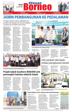 Cover of Utusan Borneo (Sabah)