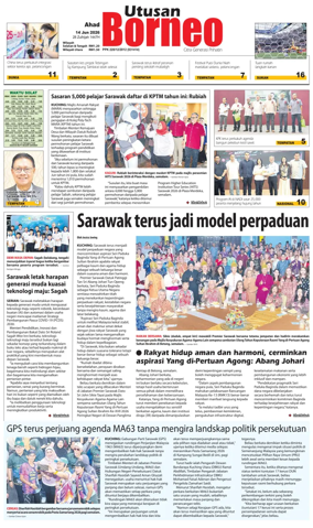 Cover of Utusan Borneo (Sarawak)