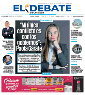 Cover of El Debate de Culiacan