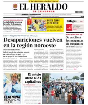 Cover of El Heraldo de Chihuahua