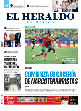 Cover of El Heraldo de Mexico