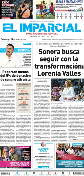 Cover of El Imparcial