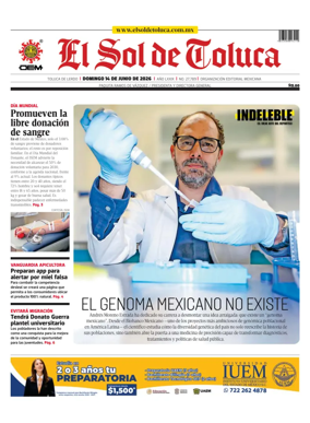 Cover of El Sol de Toluca