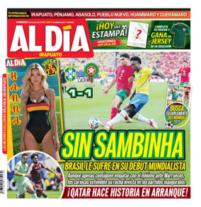 Cover of Periodico Al Dia (Irapuato)