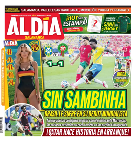 Cover of Periodico Al Dia (Salamanca)