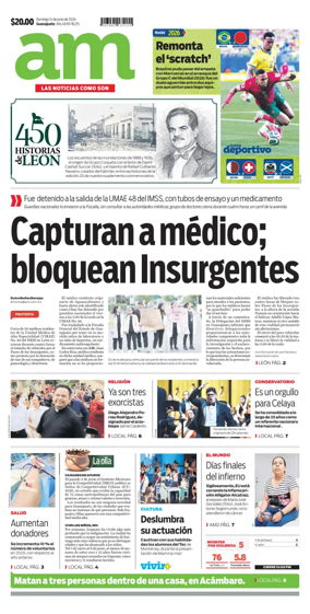 Cover of Periodico AM (Leon)