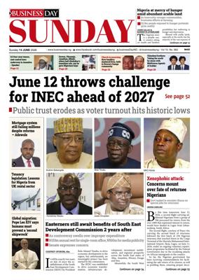 Cover of Business Day (Nigeria)
