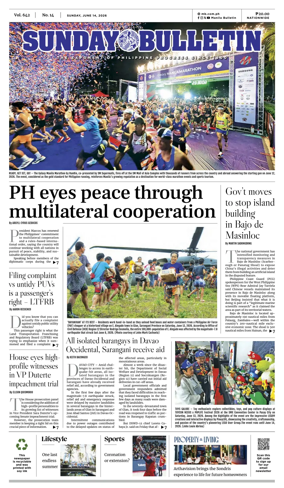 Cover of Manila Bulletin