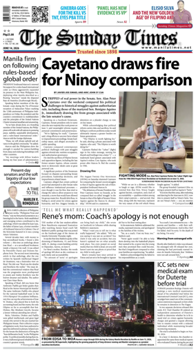 Cover of The Manila Times