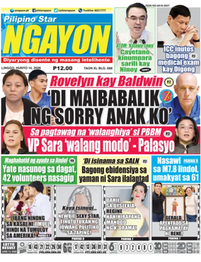 Cover of Pilipino Star Ngayon