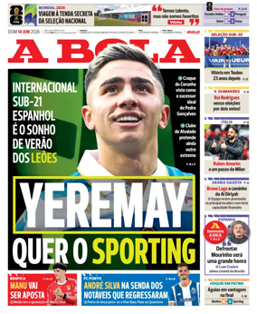 Cover of A BOLA (Portuguese)