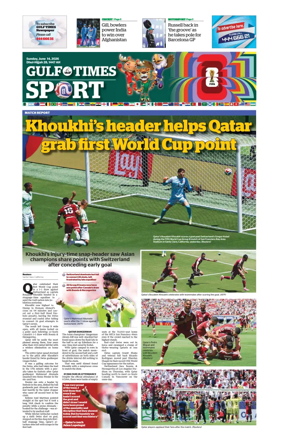 Cover of Gulf Times Sport