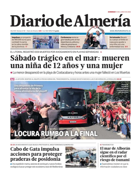 Cover of Diario de Almeria