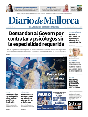 Cover of Diario de Mallorca